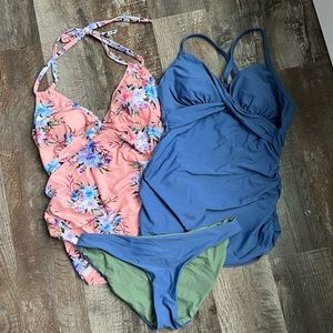 PinkBlush Maternity Swim Bundle - Size Medium